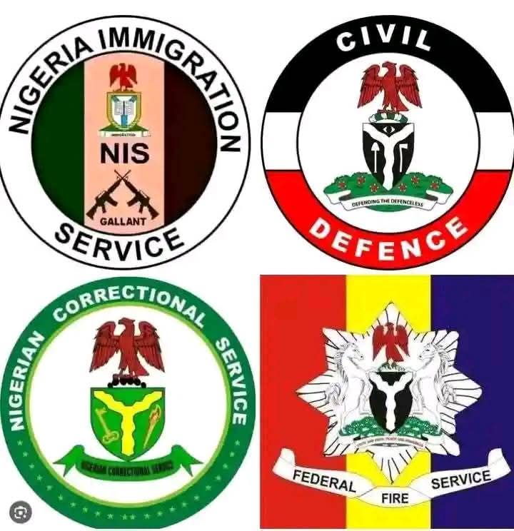 Nigeria immigration/ Civil Defence/ Nigerian Correctional service and Federal fire service Recrement 2025/2026