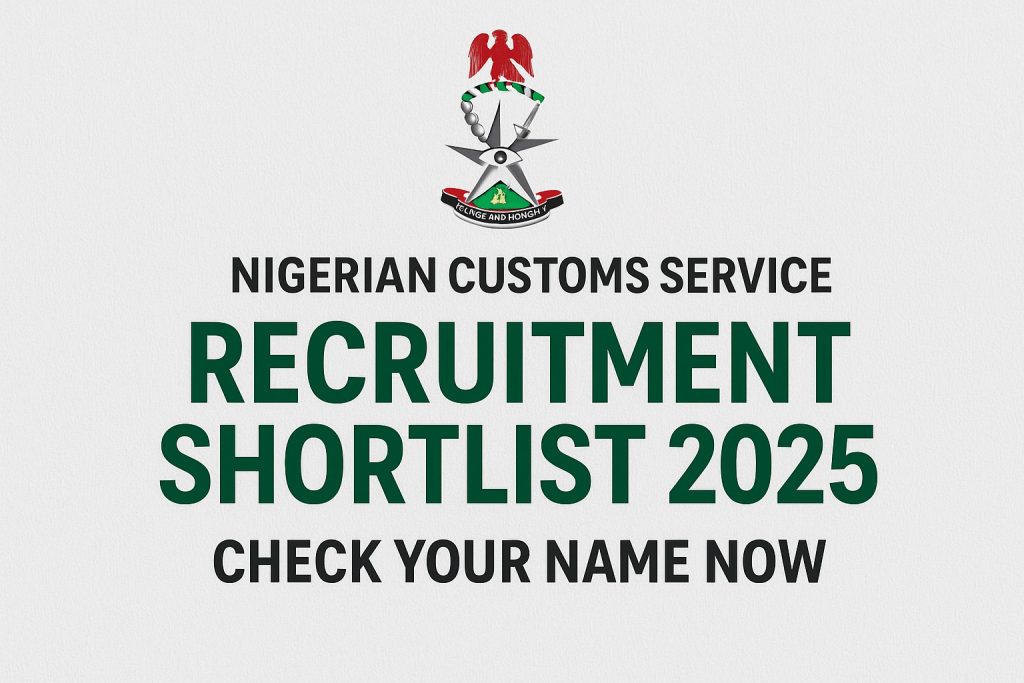 NCS recruitment shortlist 2025